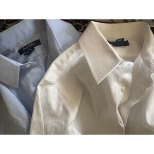 Brooks Brothers Blue & White Oxford Shirt Boys Size 12 (2pc)